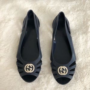 Girls GUCCI Jelly Sandal.